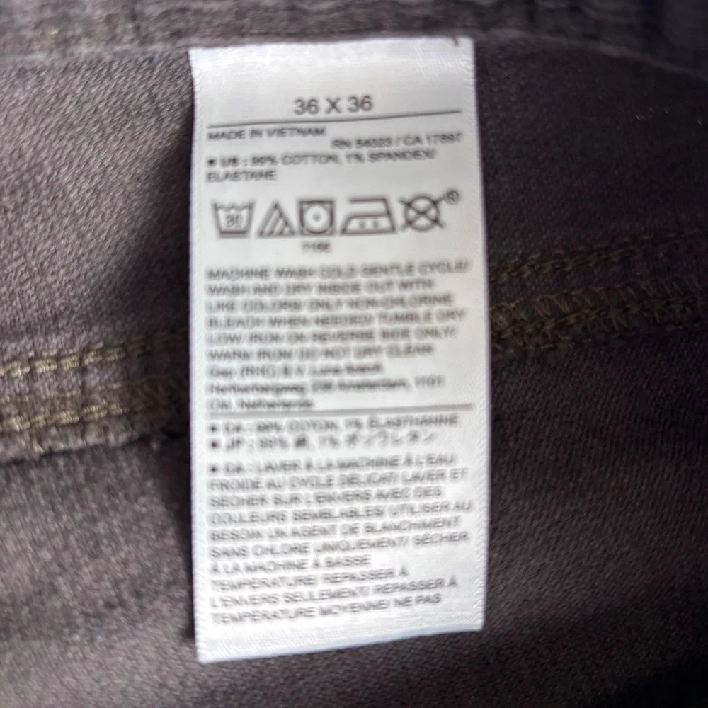 Banana Republic Mens Brown Corduroy Slim Fit Pants 36x36 (Fits 36X34) Trousers
